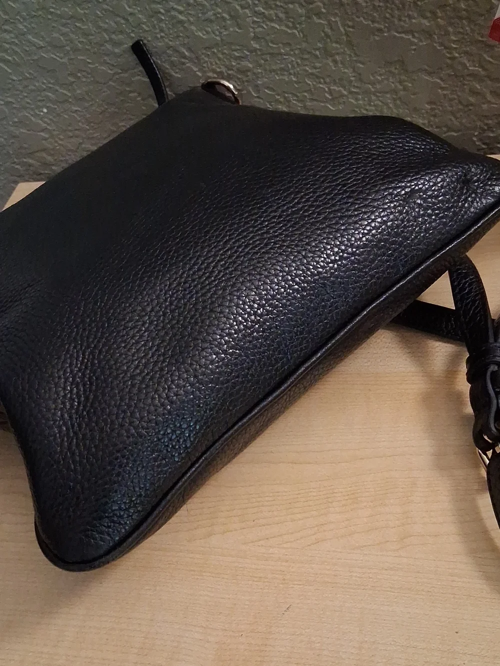 kate spade Black Pebbled Leather Crossbody